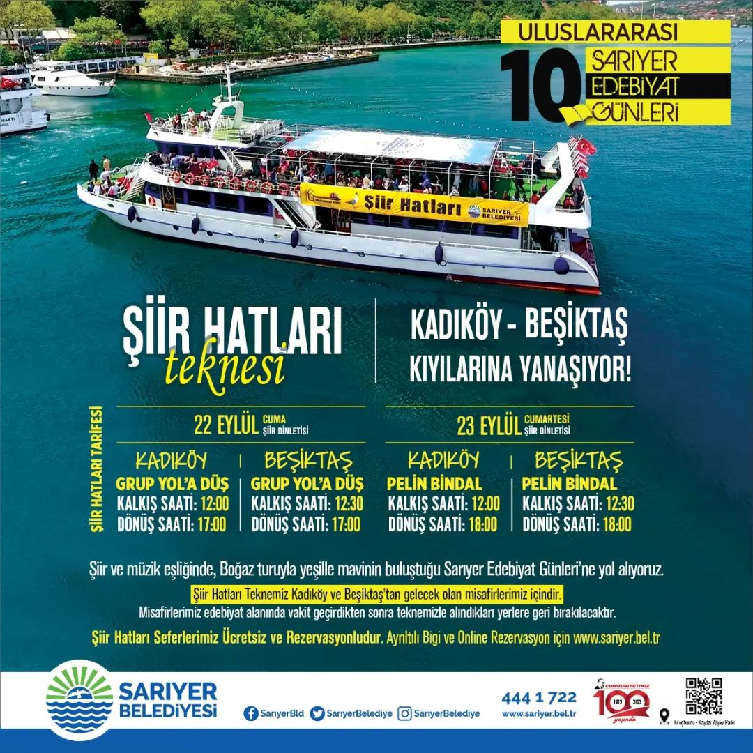 Sarıyer Belediyesi - Uluslararası 10. Sarıyer Edebiyat Günleri